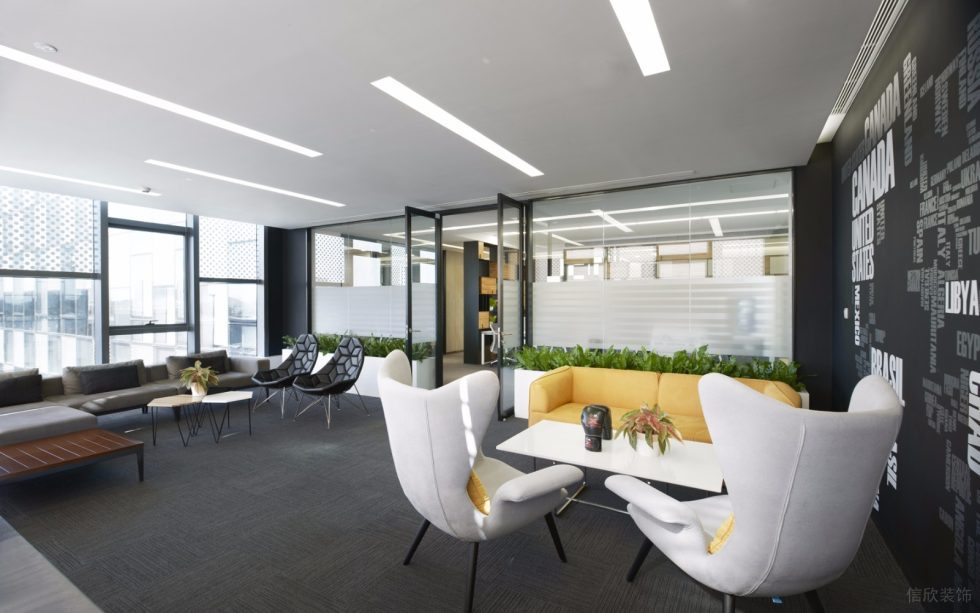 深圳福田大百匯廣場3500平方米工業主義現代風辦公室裝修案例會客接待室 深圳福田大百匯廣場3500平方米工業主義現代風辦公室裝修案例會客接待室