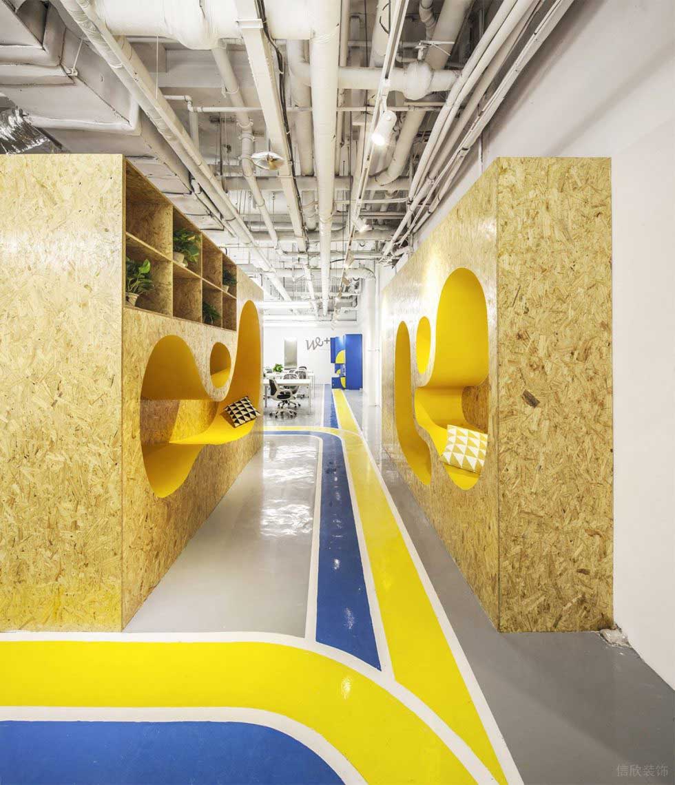 深圳龍崗橫崗智慧谷創(chuàng)新園1500平方米淺色調(diào)工業(yè)風辦公室裝修案例過道特色造型休息區(qū) 深圳龍崗橫崗智慧谷創(chuàng)新園1500平方米淺色調(diào)工業(yè)風辦公室裝修案例過道特色造型休息區(qū)