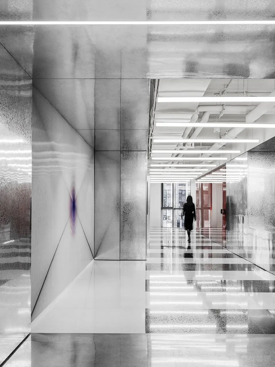 深圳龍崗和中心380平方米現代主義工業風辦公室裝修案例過道 深圳龍崗和中心380平方米現代主義工業風辦公室裝修案例過道