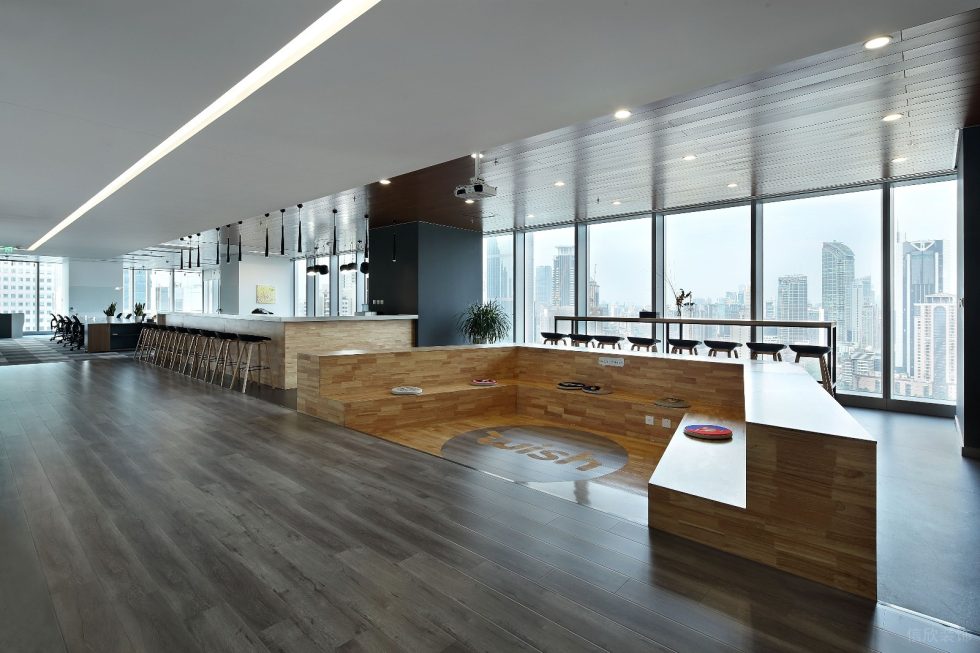 深圳龍華融創(chuàng)智匯大廈2600平方米簡約主義時尚風辦公室裝修案例休閑廳階梯式休息區(qū) 深圳龍華融創(chuàng)智匯大廈2600平方米簡約主義時尚風辦公室裝修案例休閑廳階梯式休息區(qū)