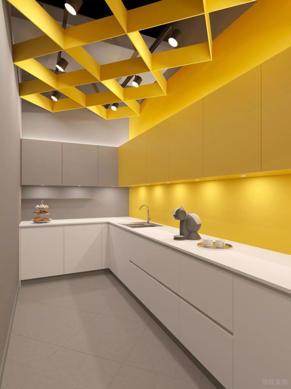 深圳南山海王銀河科技大廈2600方北歐主義工業風辦公室裝修案例茶水間 深圳南山海王銀河科技大廈2600方北歐主義工業風辦公室裝修案例茶水間