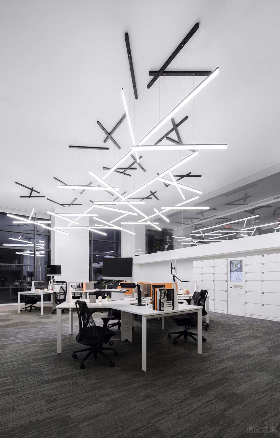 深圳南山海翔廣場1500平方米簡約科技風(fēng)辦公室裝修案例綜合辦公廳 深圳南山海翔廣場1500平方米簡約科技風(fēng)辦公室裝修案例綜合辦公廳