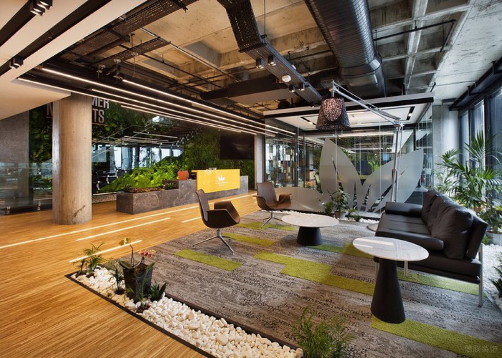 深圳南山聚創(chuàng)金谷創(chuàng)意園3500平方米工業(yè)主義北歐風(fēng)辦公室裝修案例前廳 深圳南山聚創(chuàng)金谷創(chuàng)意園3500平方米工業(yè)主義北歐風(fēng)辦公室裝修案例前廳