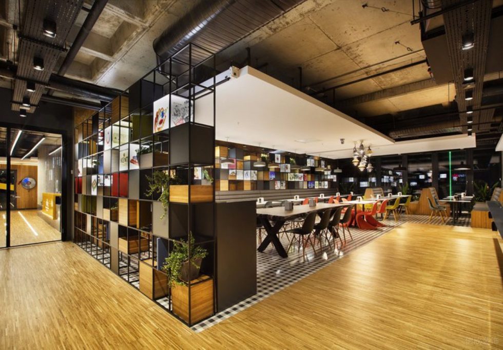 深圳南山聚創(chuàng)金谷創(chuàng)意園3500平方米工業(yè)主義北歐風(fēng)辦公室裝修案例員工餐廳 深圳南山聚創(chuàng)金谷創(chuàng)意園3500平方米工業(yè)主義北歐風(fēng)辦公室裝修案例員工餐廳