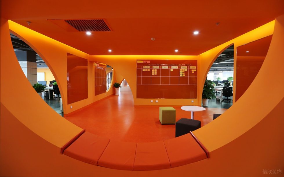 深圳南山凱達(dá)爾集團(tuán)中心大廈2800平方米工業(yè)主義科幻風(fēng)辦公室裝修案例多功能活動(dòng)區(qū) 深圳南山凱達(dá)爾集團(tuán)中心大廈2800平方米工業(yè)主義科幻風(fēng)辦公室裝修案例多功能活動(dòng)區(qū)