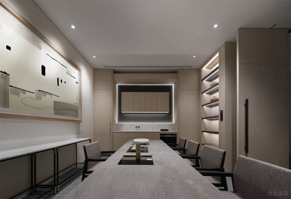 辦公室會議室?guī)r板會議桌裝修