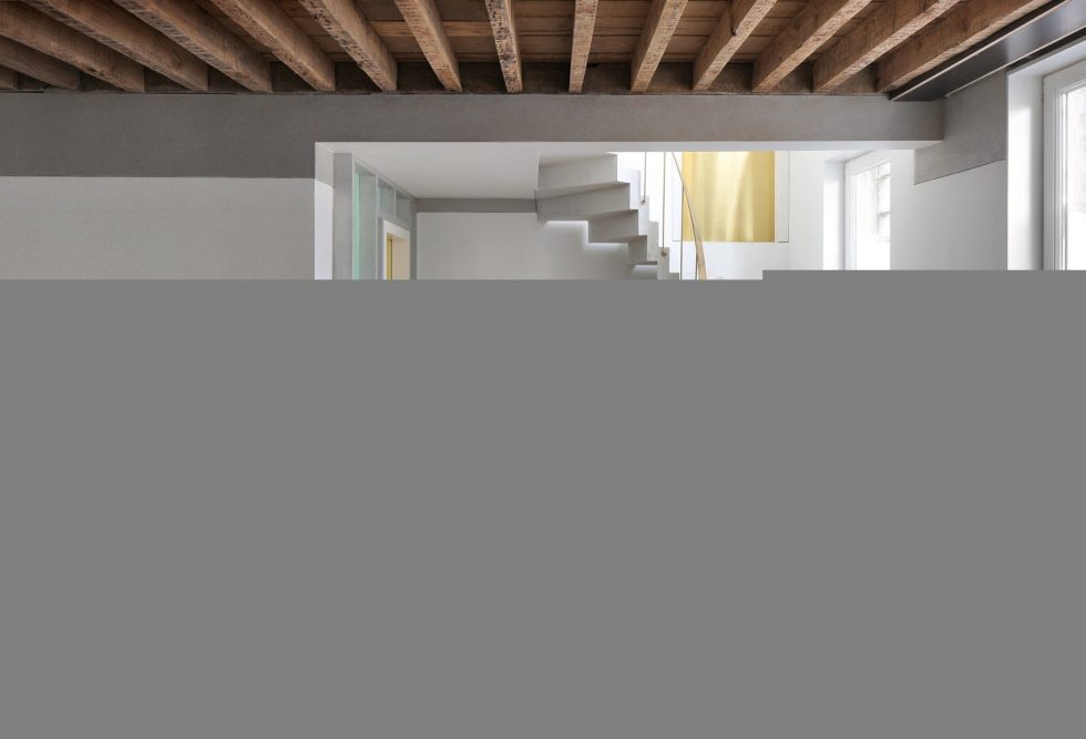 白鹿廣場簡約歐式辦公室裝修設(shè)計(jì)方案 水磨石踏步螺旋式樓梯