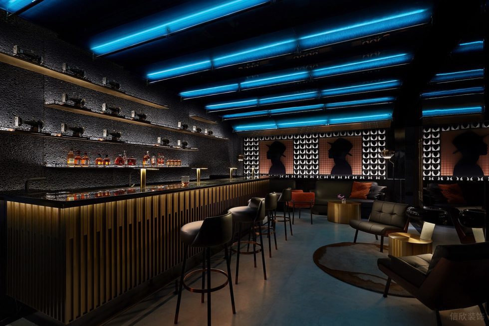 深圳市寶安區石巖smelix仕覓男裝高定店裝修設計 酒吧洽談區二