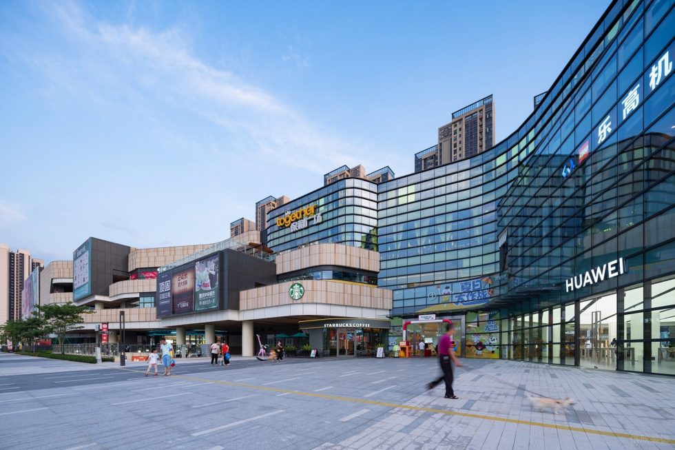 深圳市福田區蓮花商業綜合體裝修設計實景效果圖-正立面 深圳市福田區蓮花商業綜合體裝修設計實景效果圖-正立面