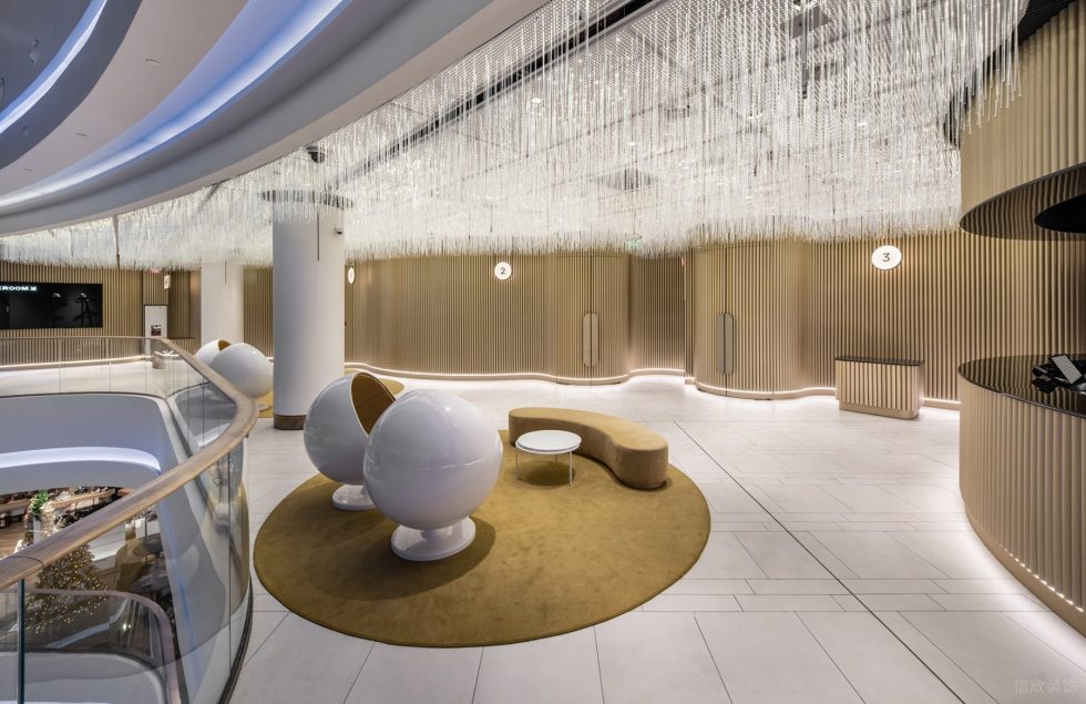 深圳市福田區梅林mono Architects Multiplex商業綜合體裝修設計 二層休息區二