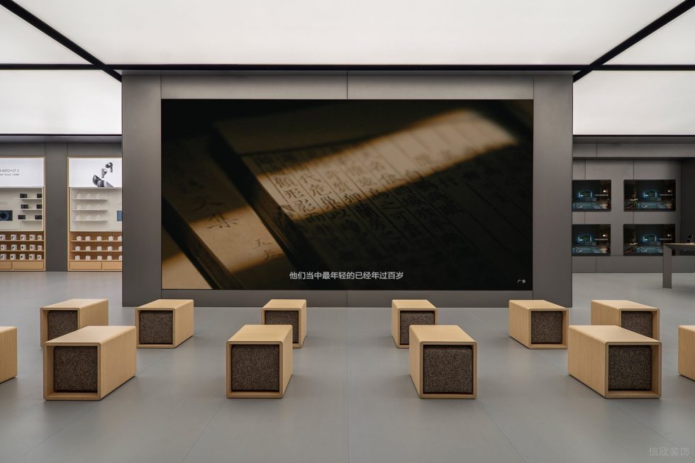 深圳市福田區上下沙華為k11旗艦店裝修設計 Led宣傳屏幕