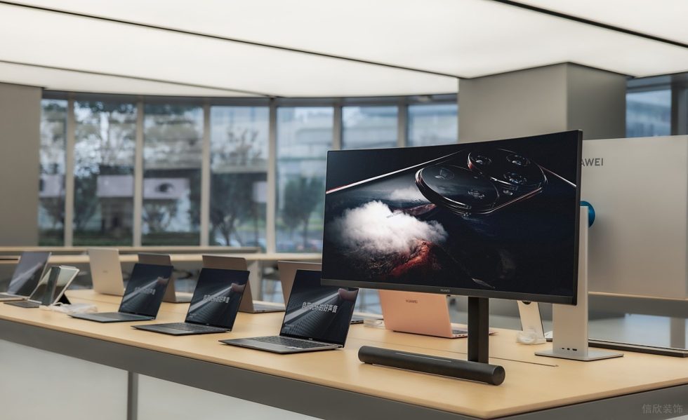 深圳市福田區上下沙華為k11旗艦店裝修設計 電腦展示區