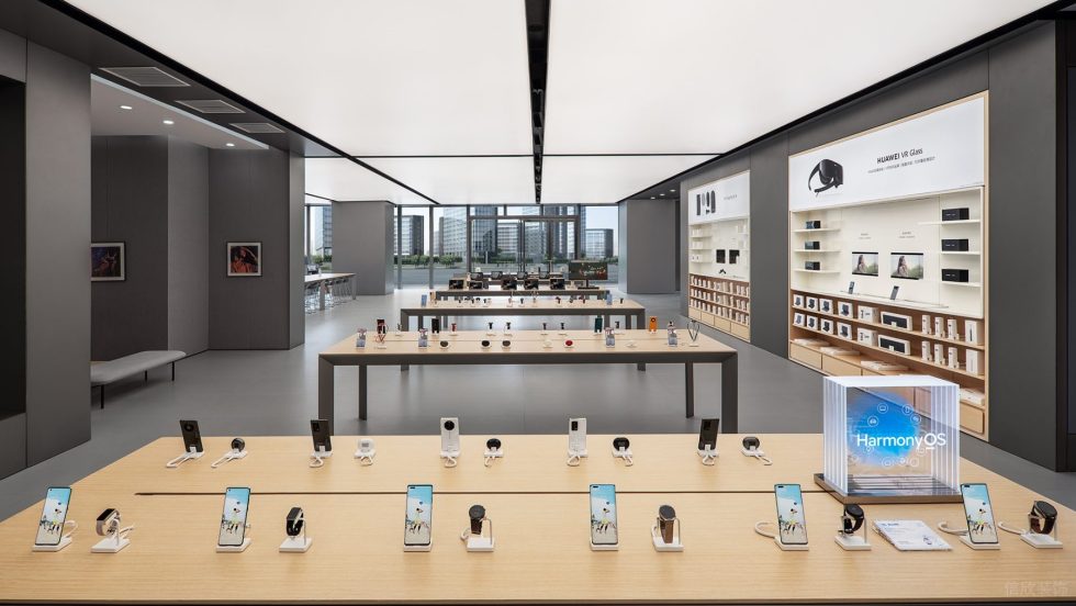 深圳市福田區上下沙華為k11旗艦店裝修設計 手機展示區
