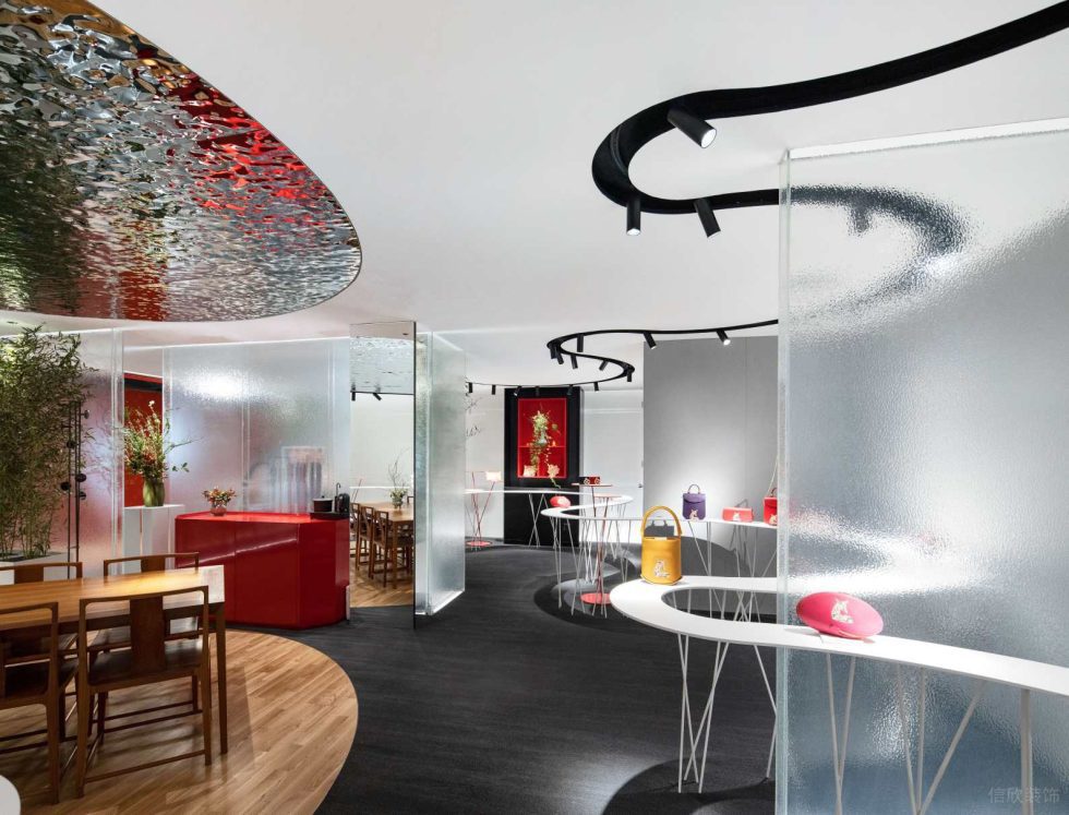 深圳市福田中心區(qū)現(xiàn)代風(fēng)皮革藝術(shù)形象店裝修設(shè)計-大廳概覽