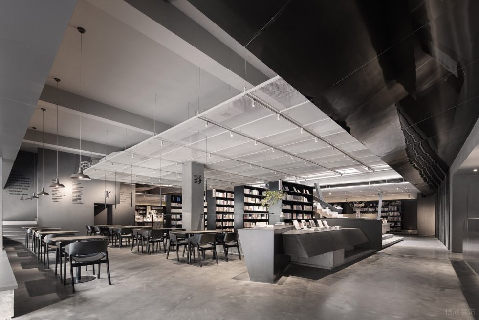 深圳市羅湖區翠竹止間麓山南現代風書店裝修設計實景圖-大廳概覽 深圳市羅湖區翠竹止間麓山南現代風書店裝修設計實景圖-大廳概覽