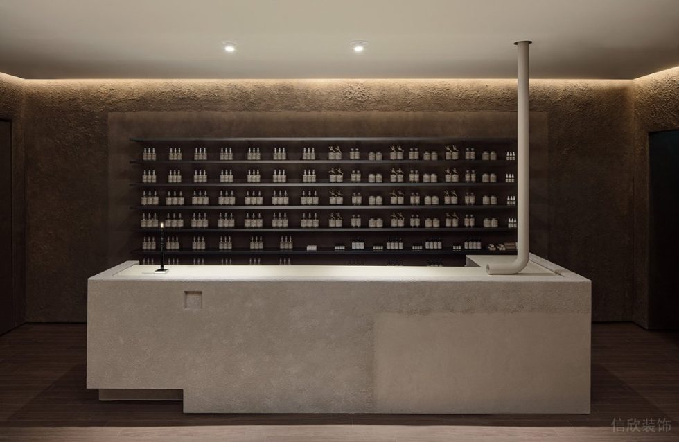深圳市羅湖區(qū)東門現(xiàn)代風(fēng)香薰店裝修設(shè)計(jì)實(shí)景效果圖-淺色水泥澆筑前臺(tái) 深圳市羅湖區(qū)東門現(xiàn)代風(fēng)香薰店裝修設(shè)計(jì)實(shí)景效果圖-淺色水泥澆筑前臺(tái)