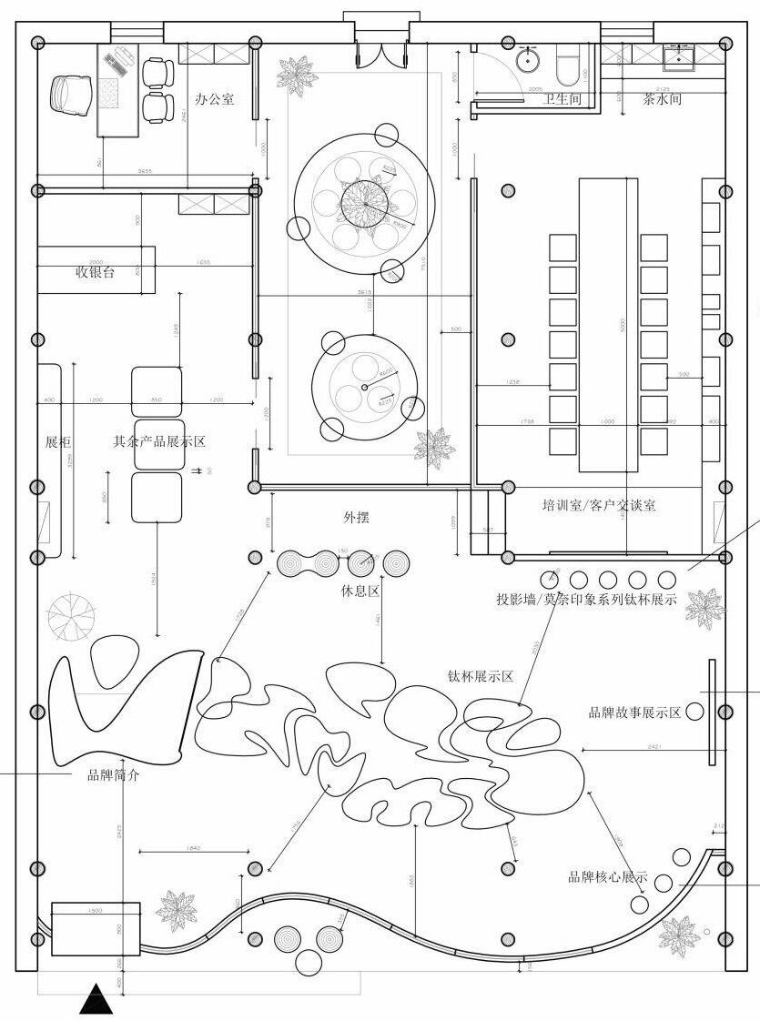 150平方辦公室裝修設(shè)計(jì)平面圖