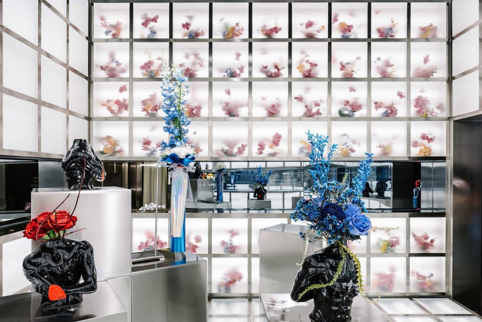 深圳市南山區南頭dresscode花卉概念店裝修設計 展臺