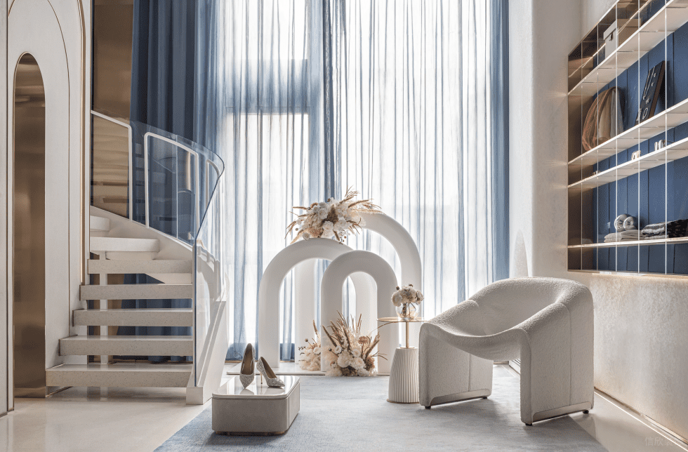 深圳市南山區(qū)蛇口現(xiàn)代風(fēng)禮服店裝修設(shè)計 休閑區(qū)