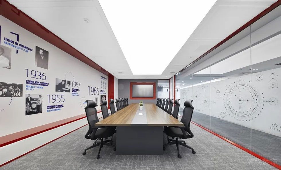 現(xiàn)代極簡主義灰色主調(diào)辦公室裝修設計案例 會議室 (2)