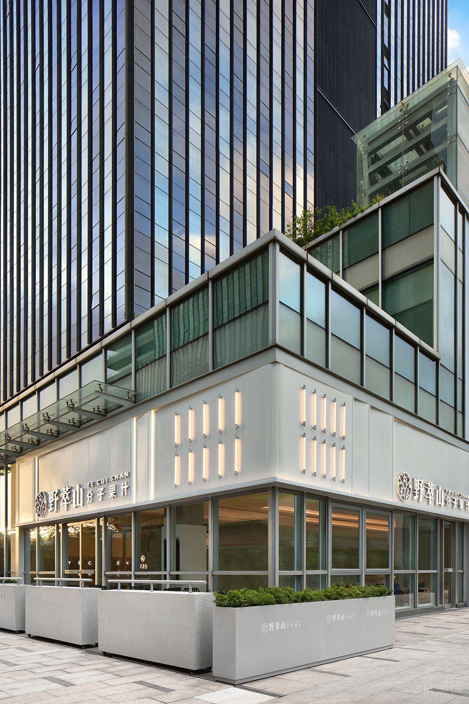 工業(yè)簡約風(fēng)飲品店大氣簡約外觀裝修設(shè)計(jì)