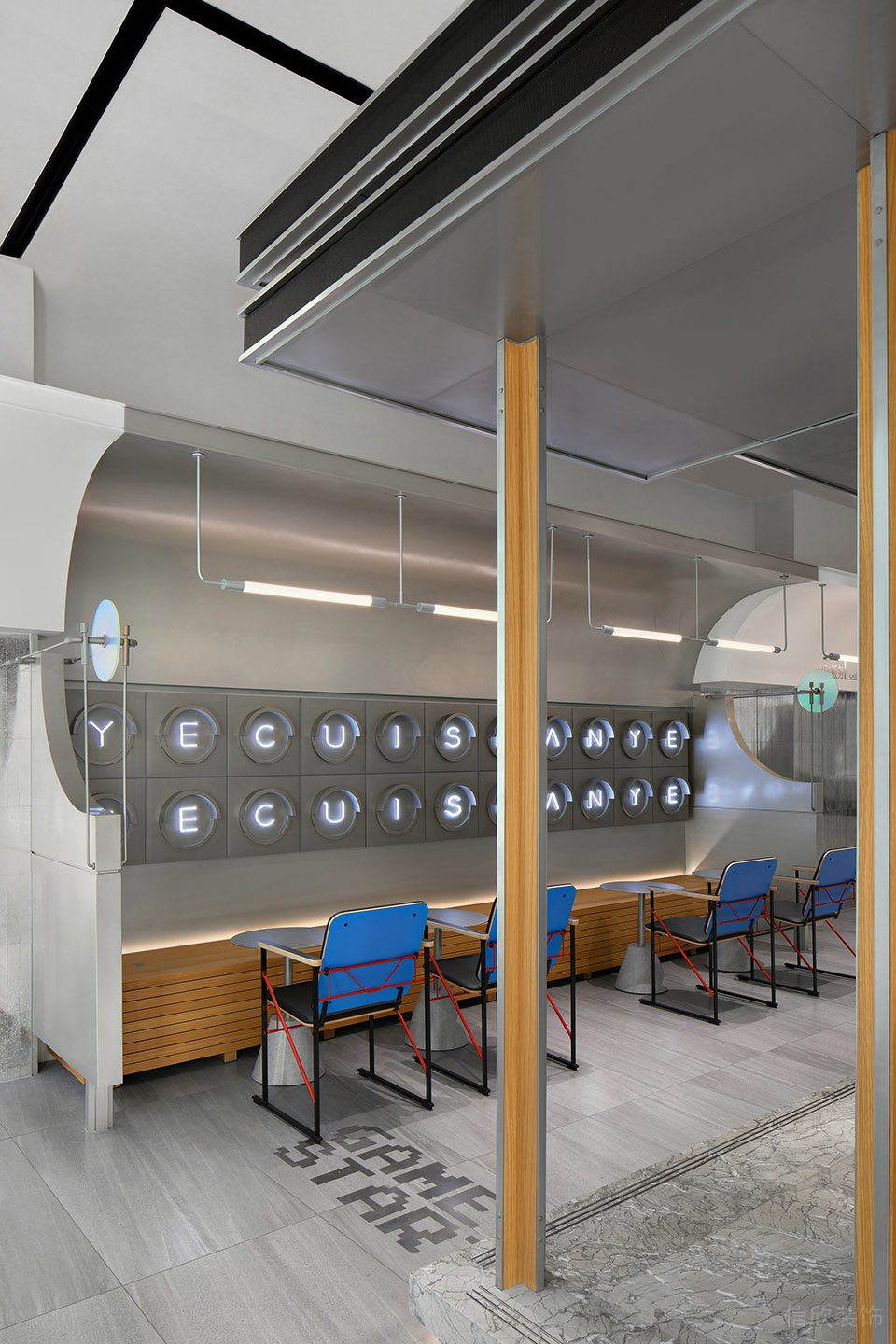 工業(yè)簡約風(fēng)飲品店極簡雙人就座區(qū)裝修設(shè)計(jì)