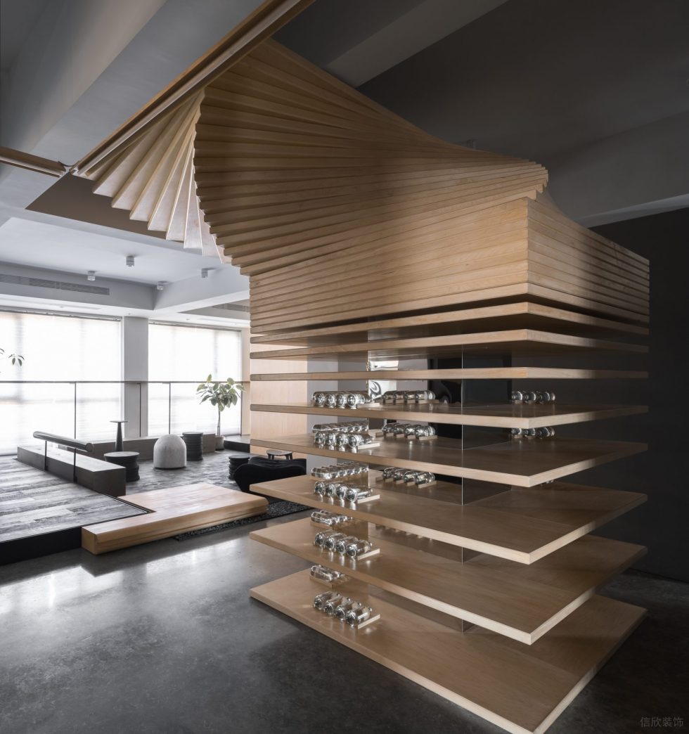 木質(zhì)簡約風(fēng)辦公室裝修設(shè)計原木色藝術(shù)裝置 木質(zhì)簡約風(fēng)辦公室裝修設(shè)計原木色藝術(shù)裝置