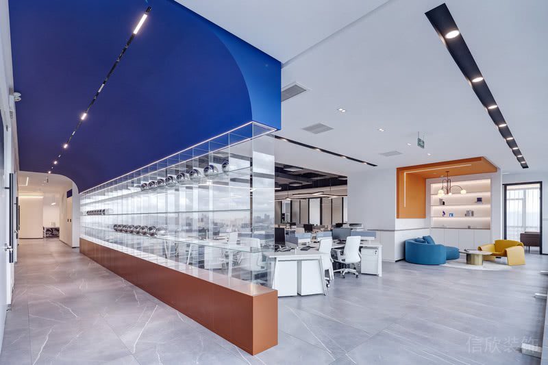 南山區(qū)科技園香港中文大學(xué)深圳產(chǎn)學(xué)白色主調(diào)公司裝修設(shè)計(jì)方案 區(qū)域概覽圖