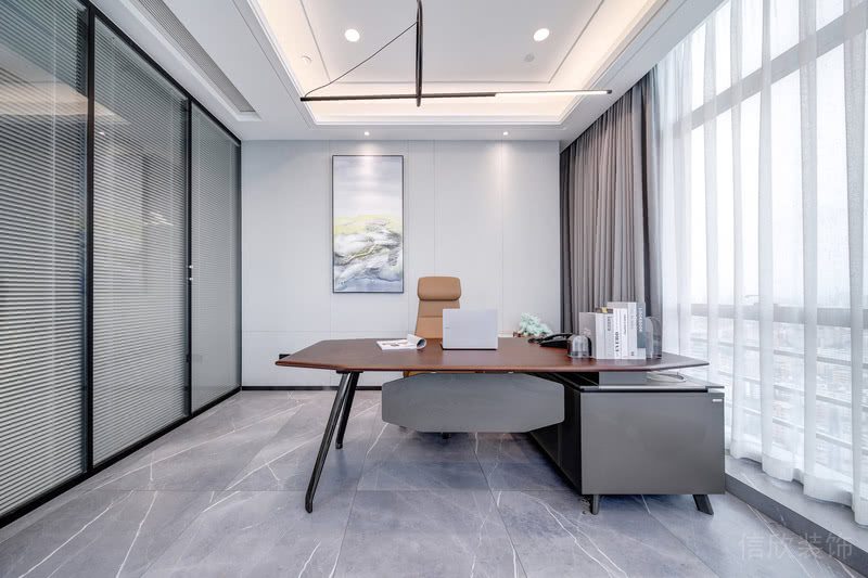 南山區(qū)科技園香港中文大學(xué)深圳產(chǎn)學(xué)白色主調(diào)公司裝修設(shè)計(jì)方案 門面外觀圖