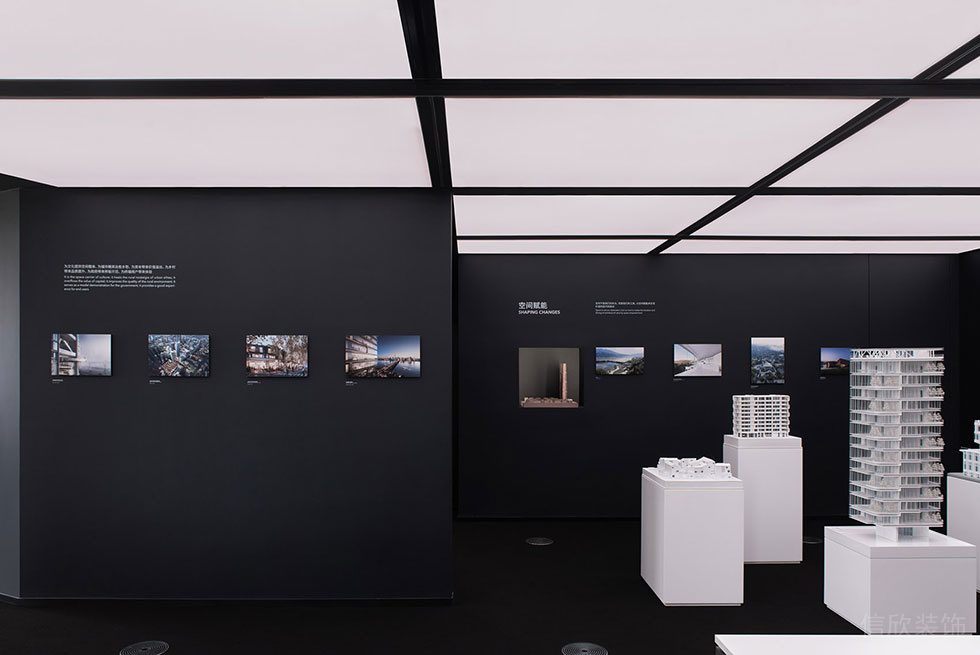 深圳福田區(qū)蓮花安聯(lián)大廈黑白簡(jiǎn)約風(fēng)格辦公室裝修案例 會(huì)議區(qū)