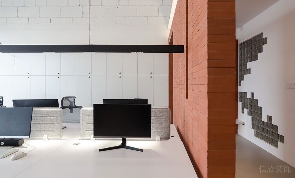 深圳南山后海海信南方簡約工業(yè)風風辦公室裝修設(shè)計案例 辦公室
