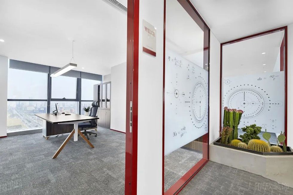 深圳南山區(qū)三航科技園西北工業(yè)大學(xué)現(xiàn)代極簡(jiǎn)主義灰色主調(diào)辦公室裝修設(shè)計(jì)案例 辦公室