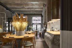 深圳市田園工業(yè)風(fēng)創(chuàng)意餐桌設(shè)計效果圖