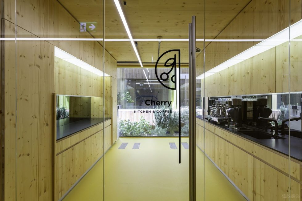 溫暖原木風(fēng)辦公室裝修方案 生活茶水間