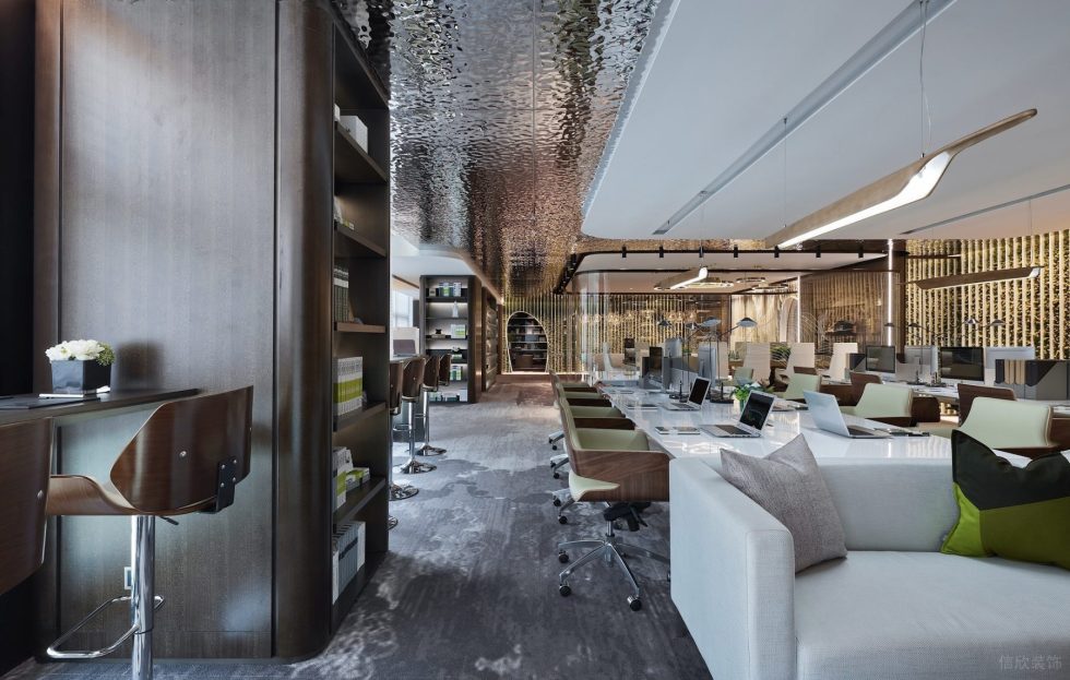 魔幻現代風辦公室裝修設計高級灰辦公廳 魔幻現代風辦公室裝修設計高級灰辦公廳