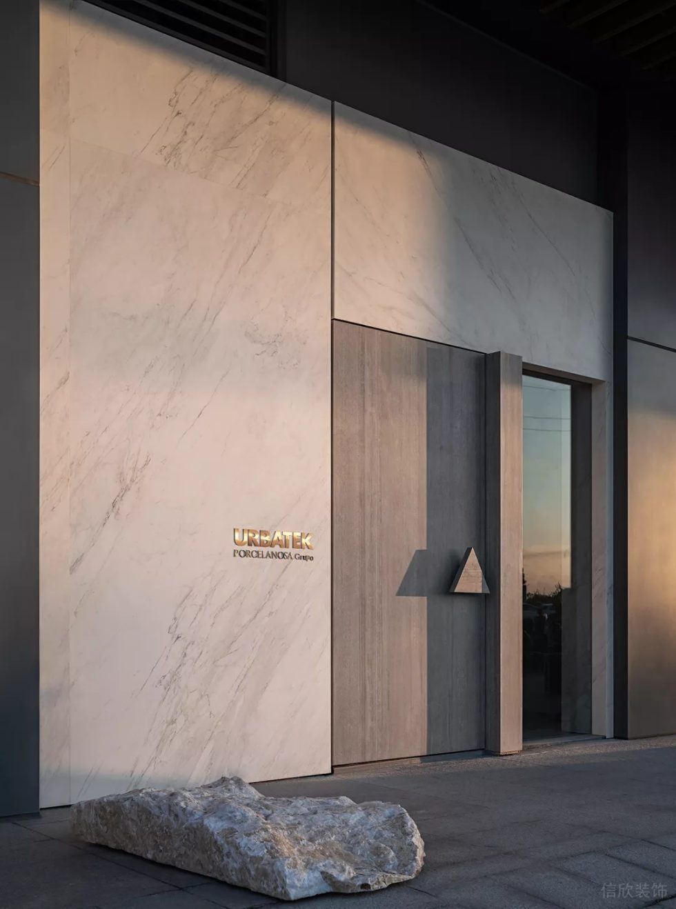 西班牙寶瓷蘭巖板裝修設(shè)計效果圖 白色咖色拼貼墻飾面板