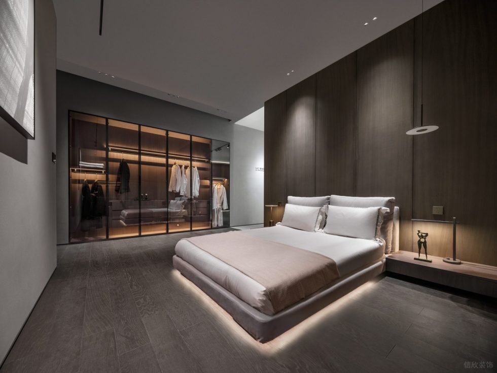 現(xiàn)代時尚多功能照明燈具展廳設計 臥室燈光布置