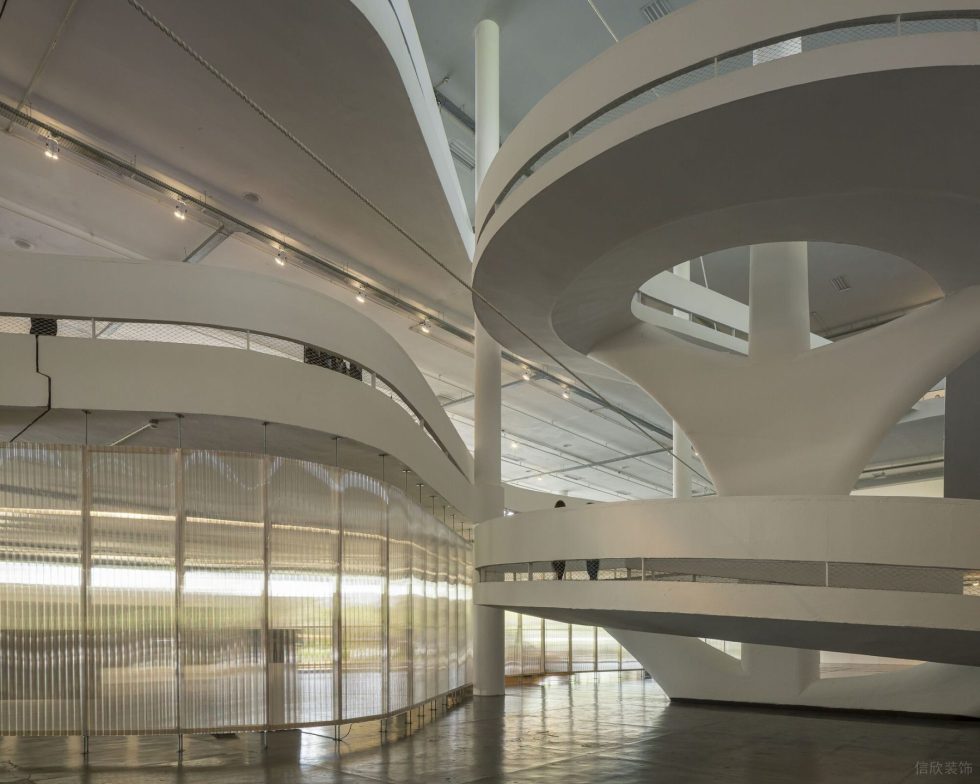 現(xiàn)代藝術(shù)建筑項(xiàng)目展廳裝修方案 樓體內(nèi)部結(jié)構(gòu)