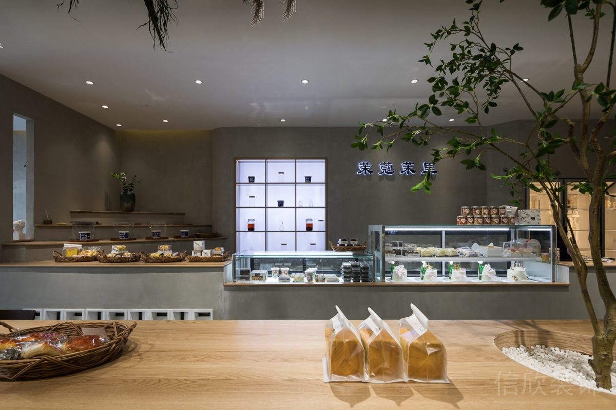 深圳南山白石洲茉里蛋糕店操作臺(tái)展柜裝修