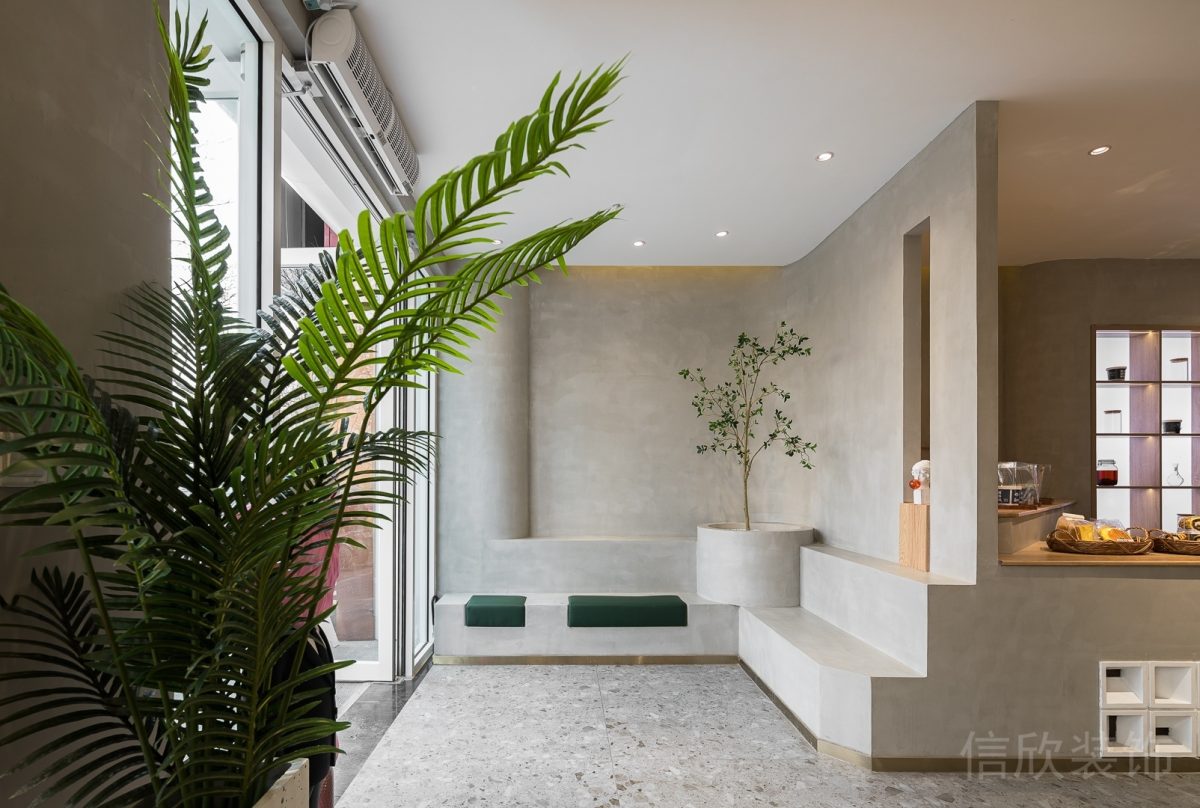 深圳南山白石洲茉里蛋糕店休息區(qū)裝修