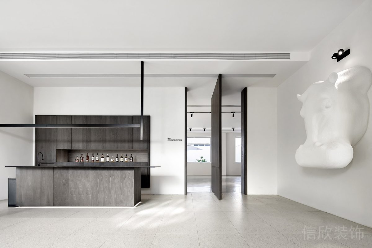 河馬旋轉(zhuǎn)偏軸門茶水間簡約風(fēng)設(shè)計