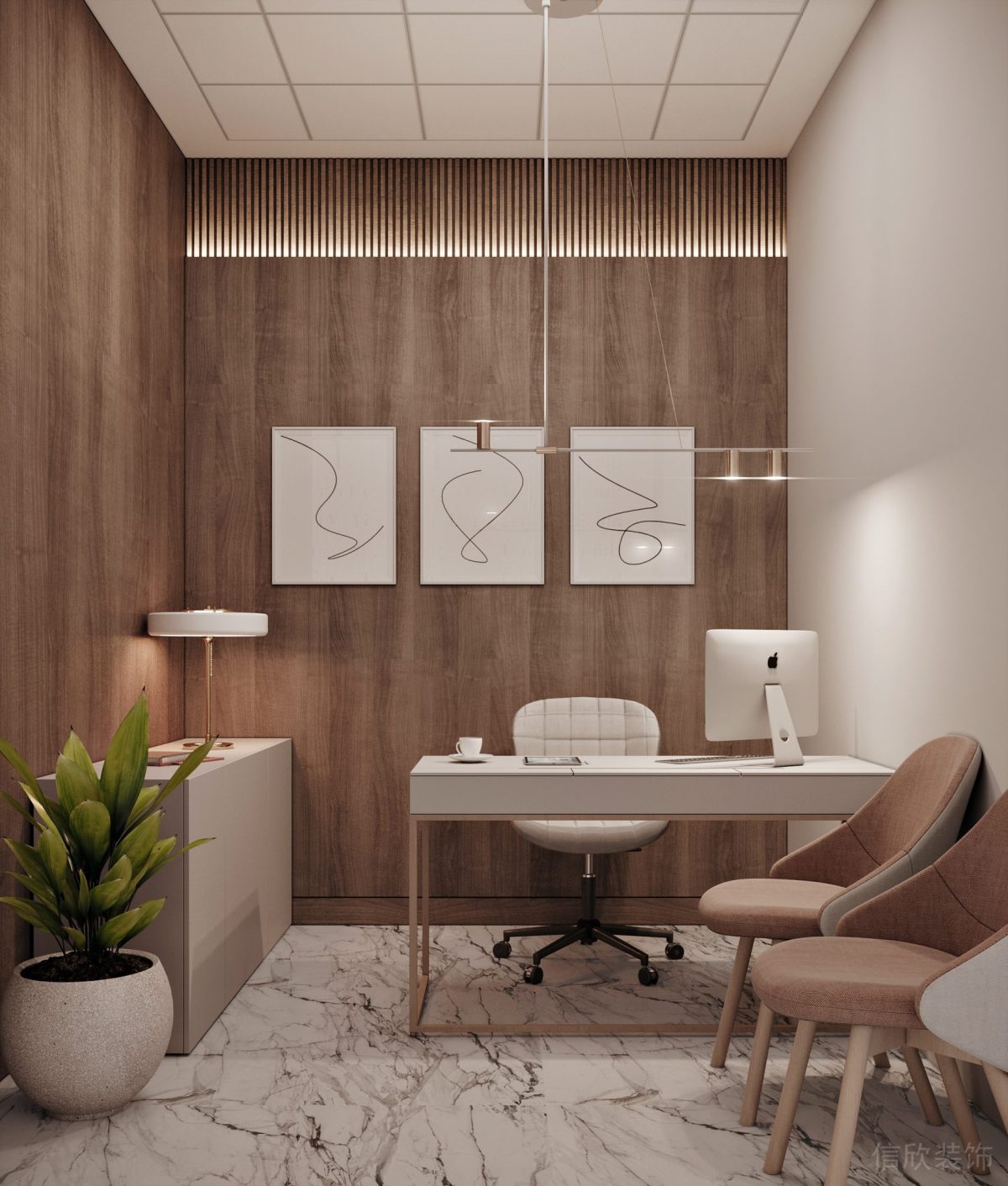 深圳南山蘭光科技大廈雨田牙科口腔門診現(xiàn)代醫(yī)生辦公室裝修設(shè)計效果