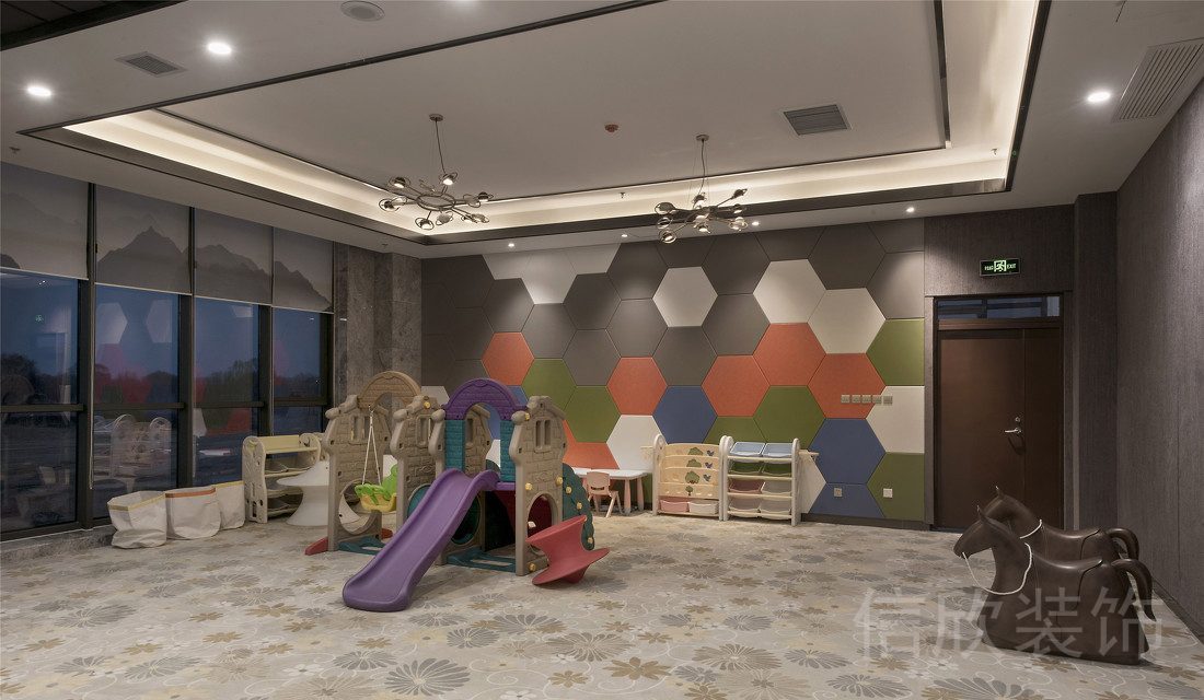 雪松大廈墨丁國際英語裝修設(shè)計兒童休息區(qū)