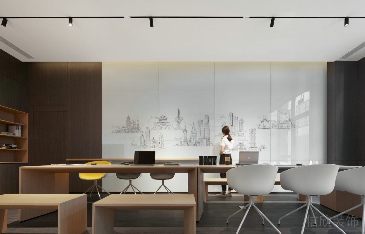 琺瑯版白板涂鴉墻辦公室會(huì)議室裝修