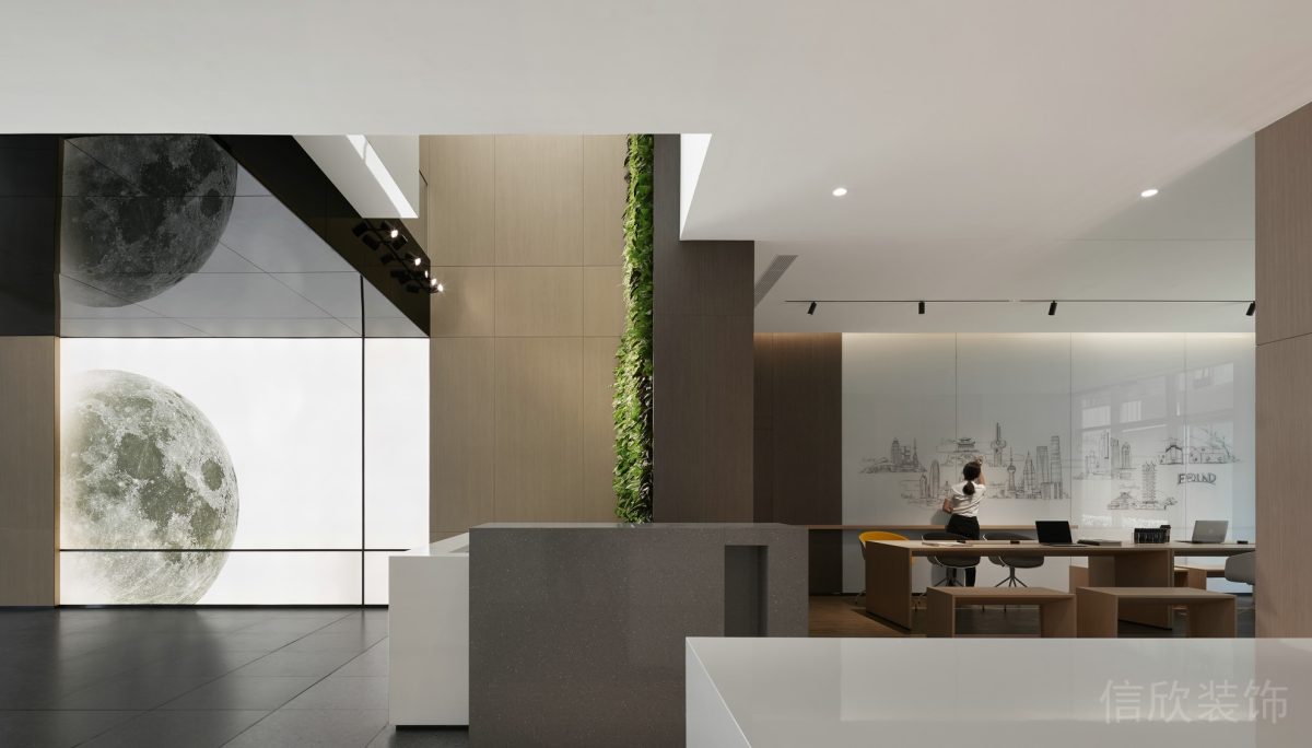 辦公室過(guò)道設(shè)計(jì)大理石光面簡(jiǎn)約裝修