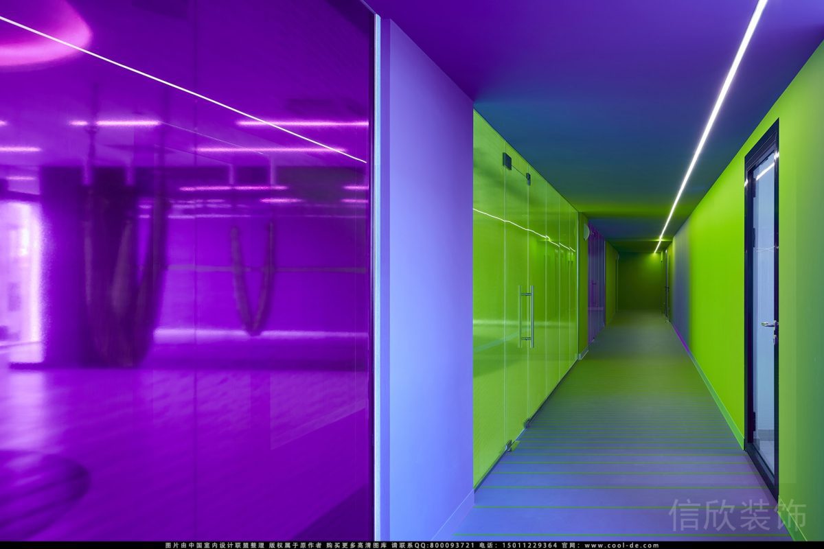 科技未來感瑜伽健身機構(gòu)裝修設(shè)計