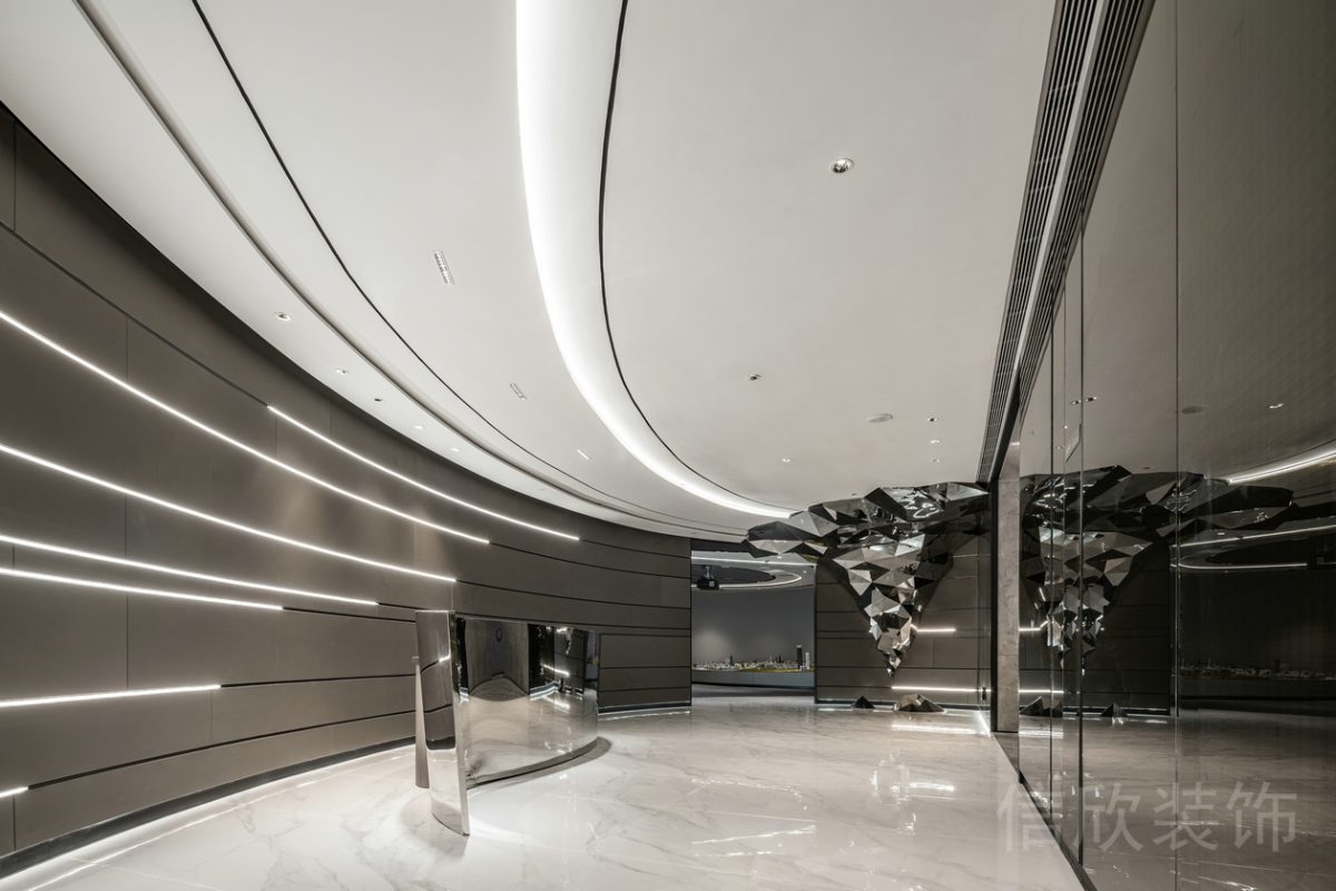 現代環形天花板裝修設計