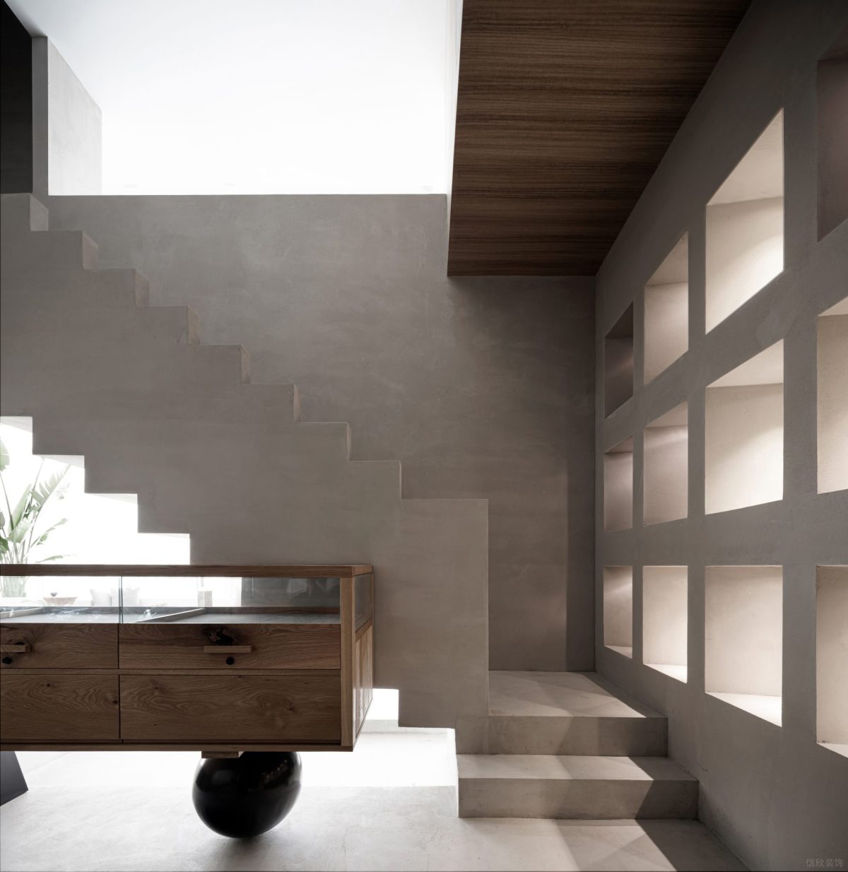 現(xiàn)代簡(jiǎn)約辦公空間樓梯裝修設(shè)計(jì)