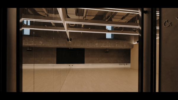 工業(yè)風天花板原木墻面地板瑜伽機構(gòu)效果圖