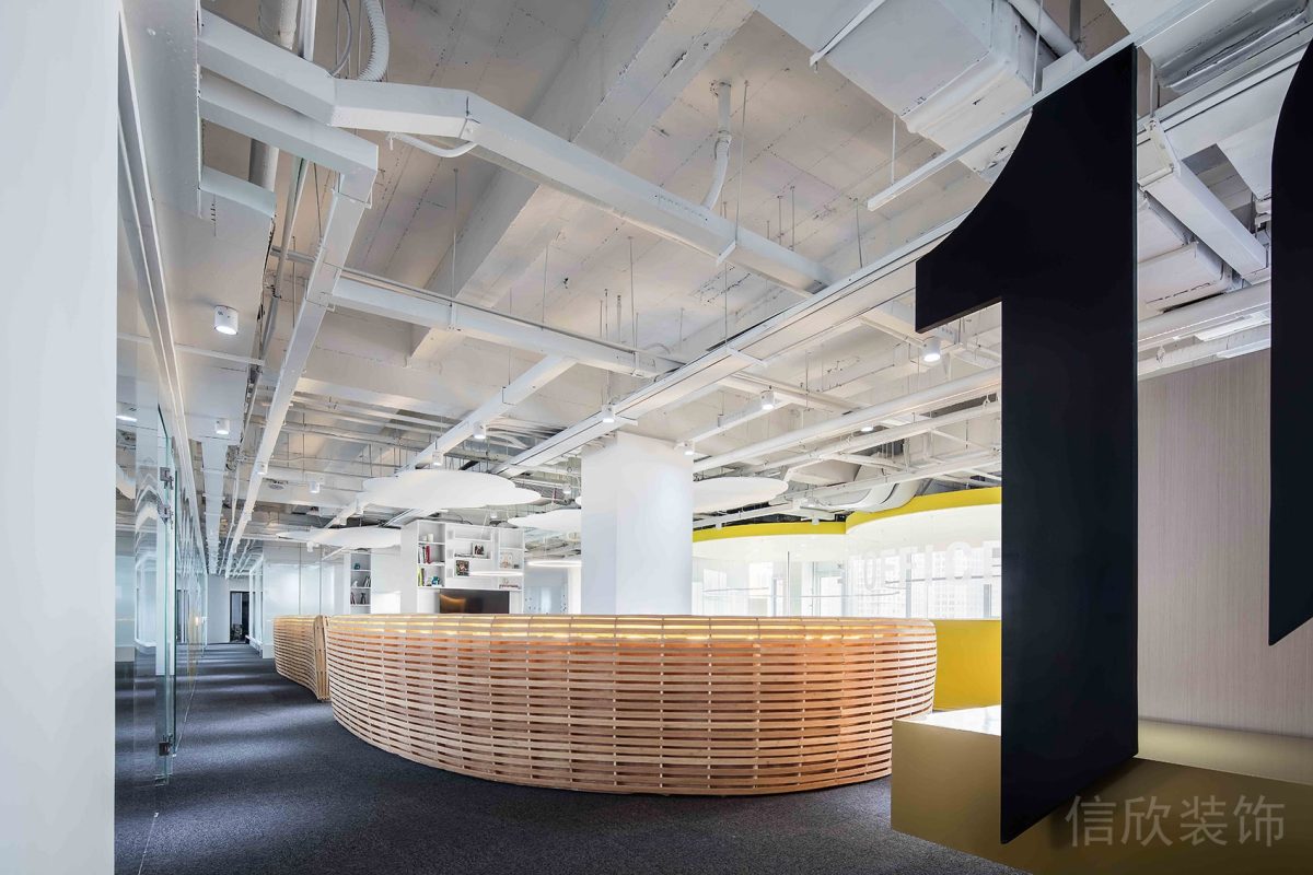 工業(yè)風(fēng)裝修竹編效果圖水磨石地板簡(jiǎn)約辦公室效果圖